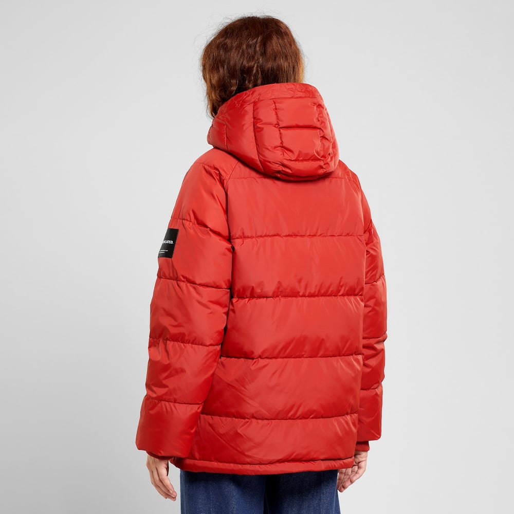 Puffer Jacket Boden Ochre Red