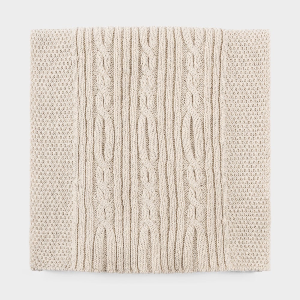 Scarf Backen Pearl White