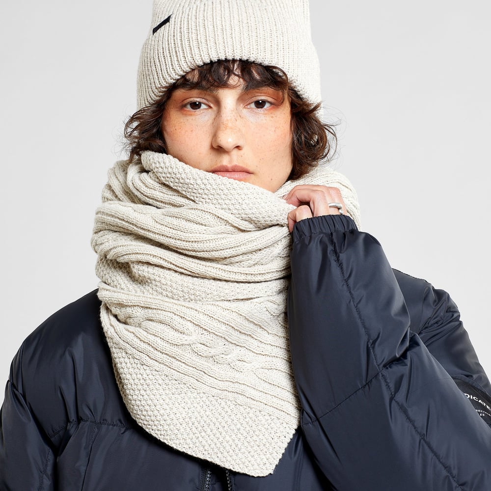 Scarf Backen Pearl White