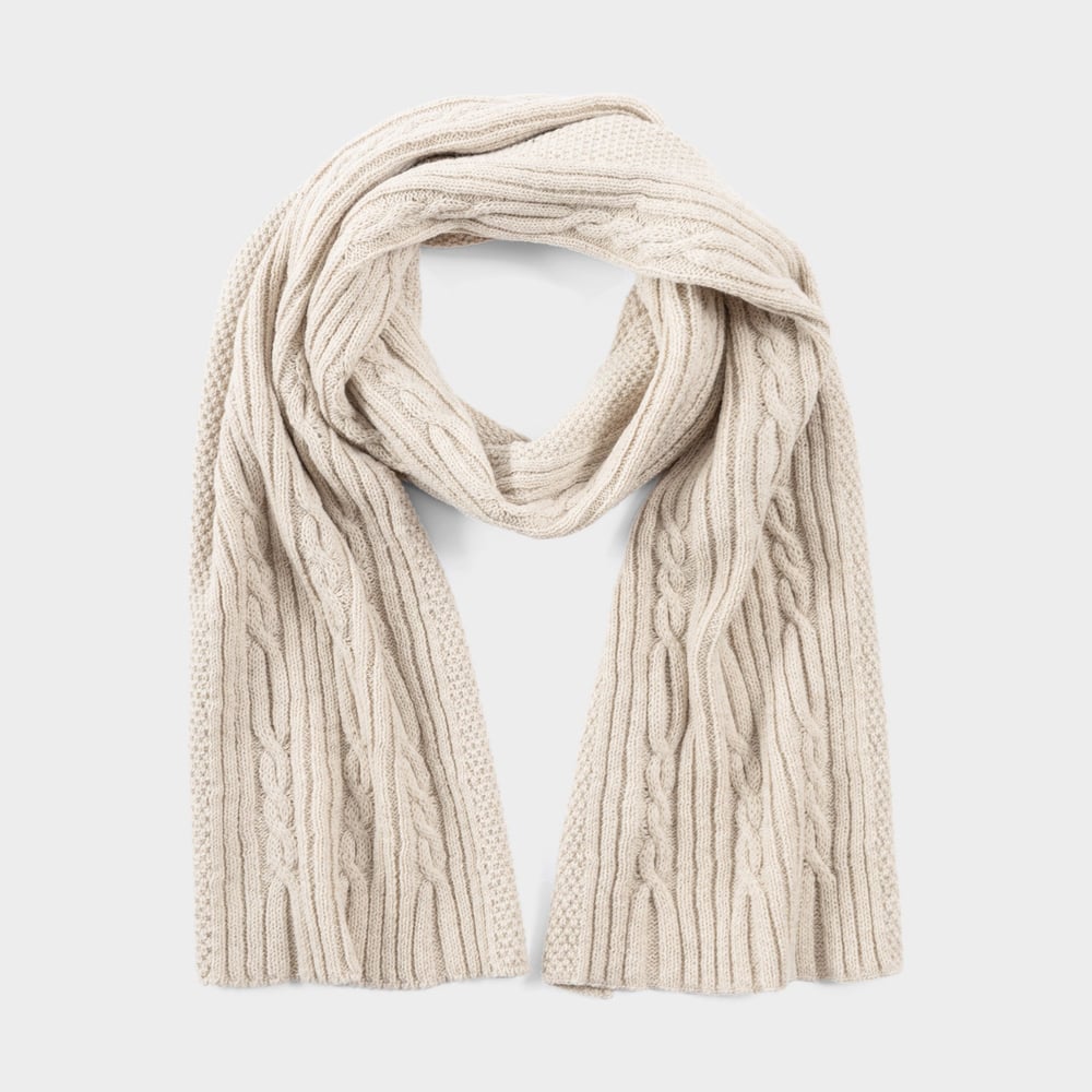 Scarf Backen Pearl White