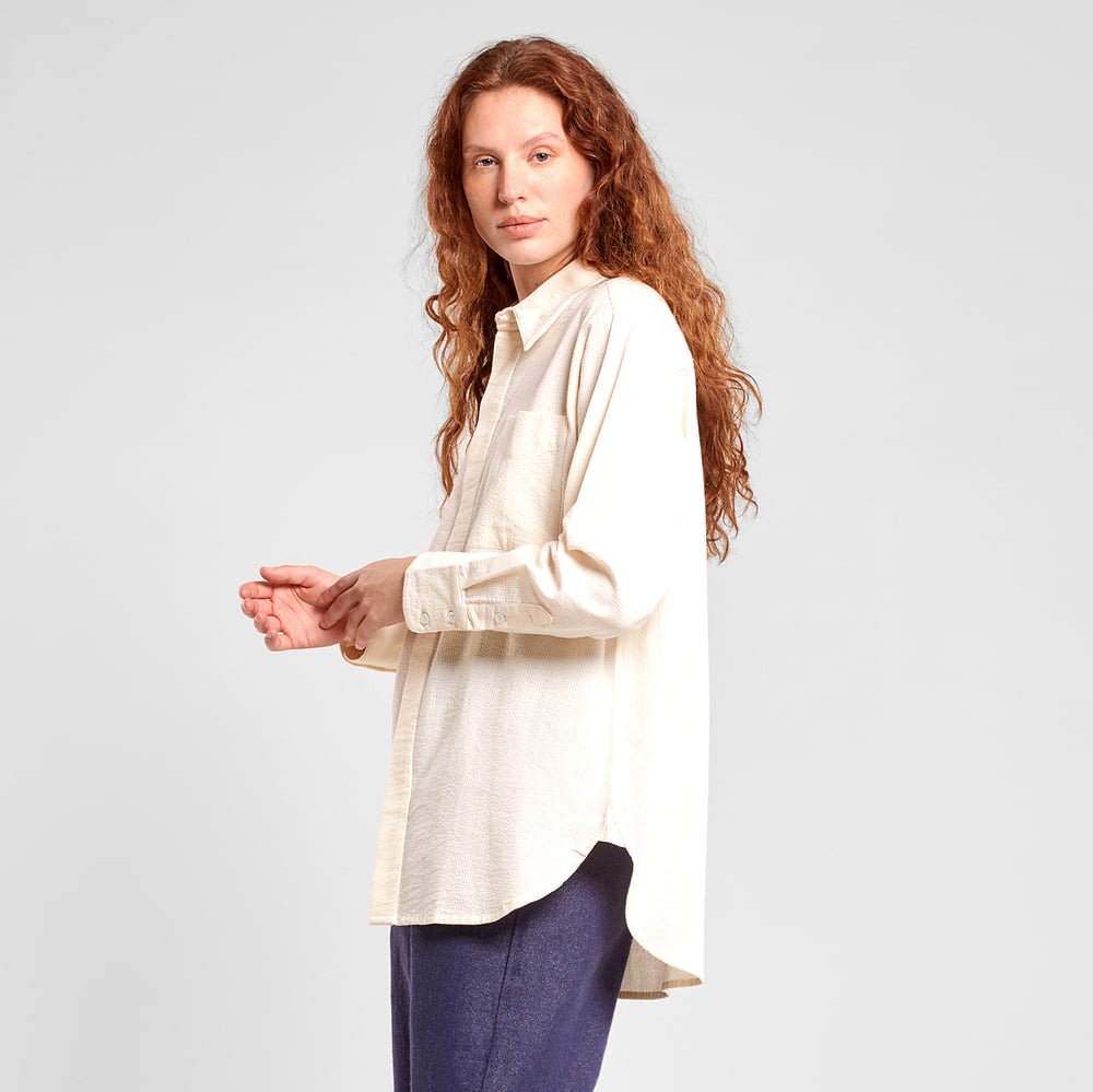 Shirt Kosta Seersucker Off-White