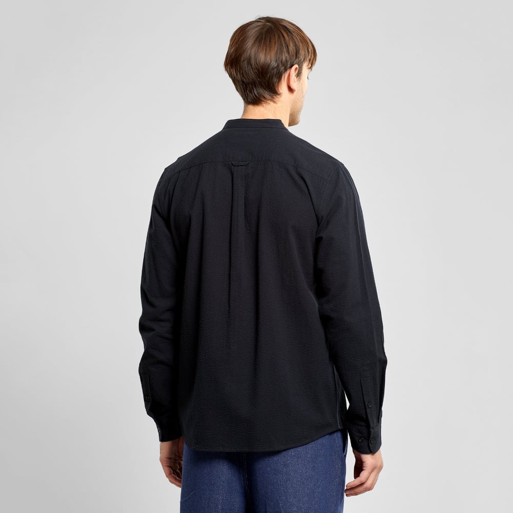 Shirt Onsala Seersucker Black