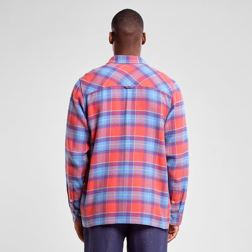 Shirt Rute Multi Check Mineral Red