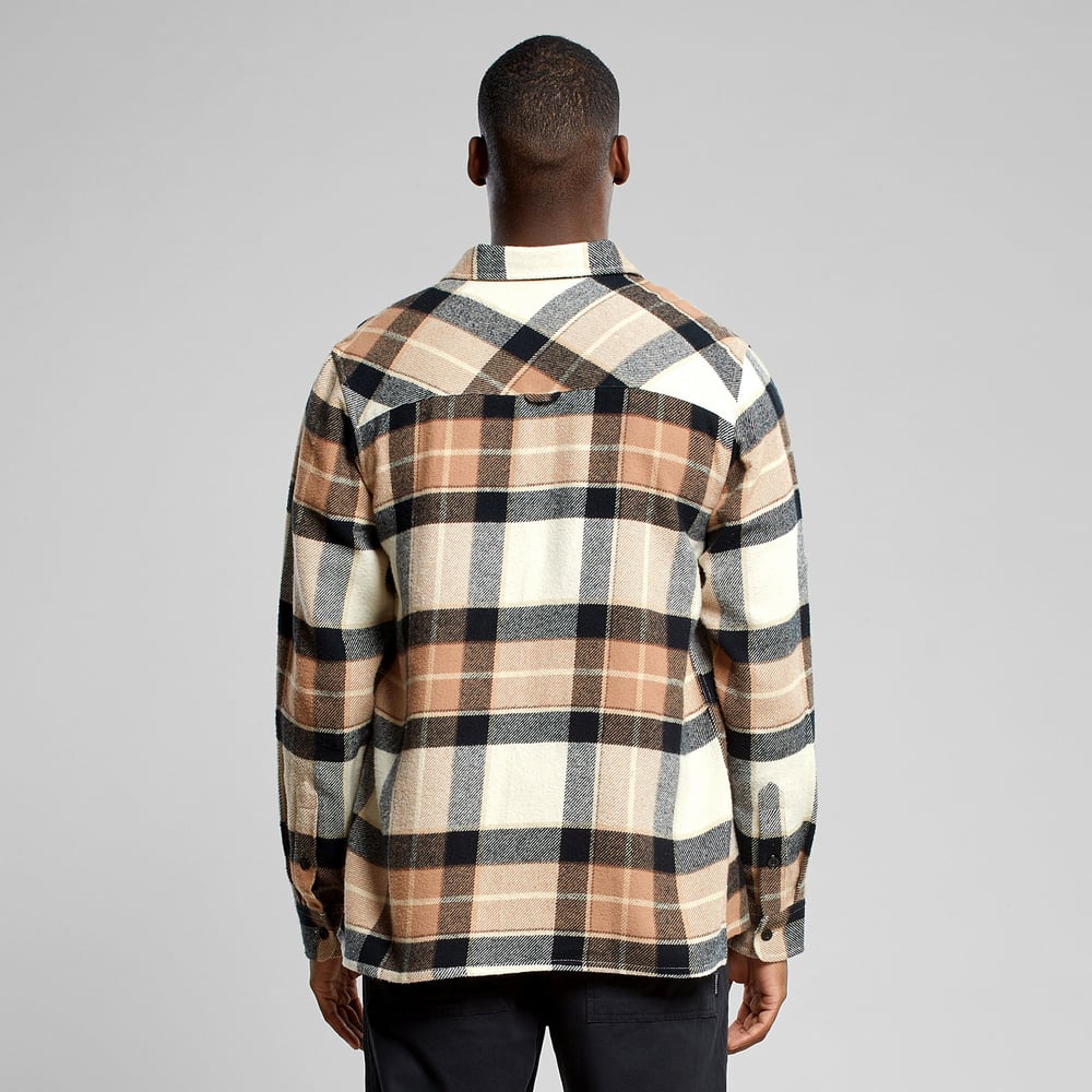 Shirt Rute Multi Check Oat White