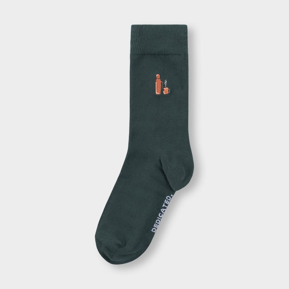 Socks Sigtuna Thermos Dark Green