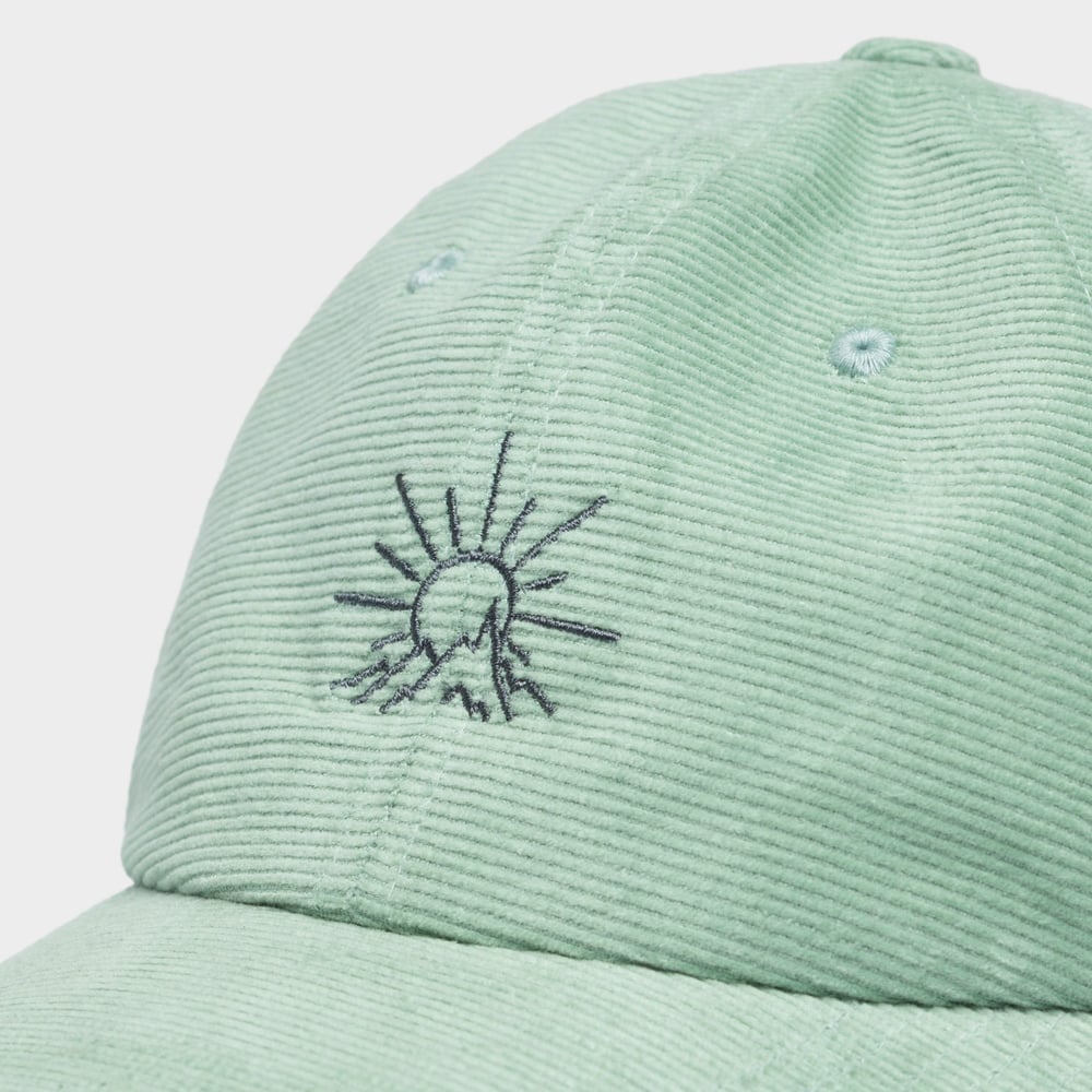 Soft Cap Slussen Corduroy Line Mountain Granite Green