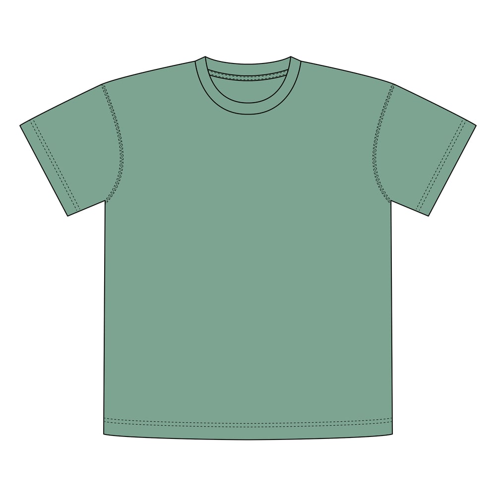 T-shirt Gustavsberg Hemp Granite Green