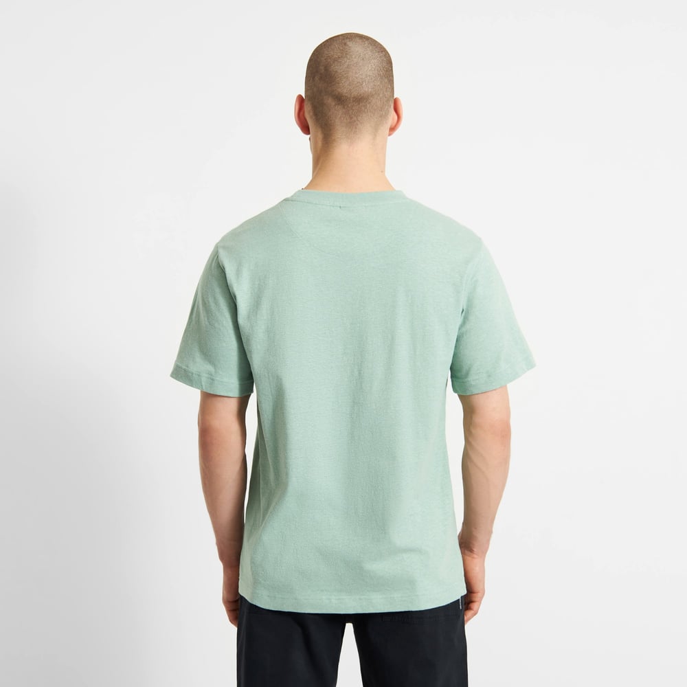 T-shirt Gustavsberg Hemp Granite Green