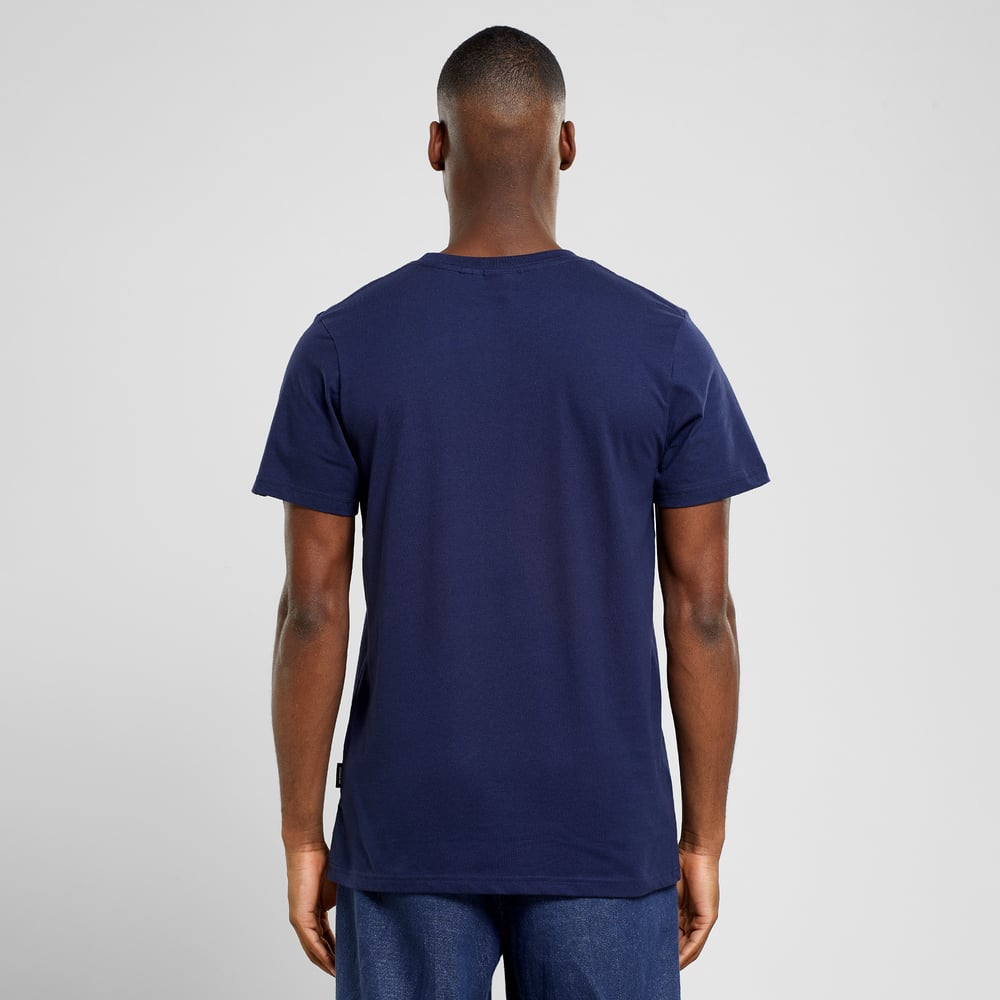 T-shirt Stockholm Line Mountain Emb Navy
