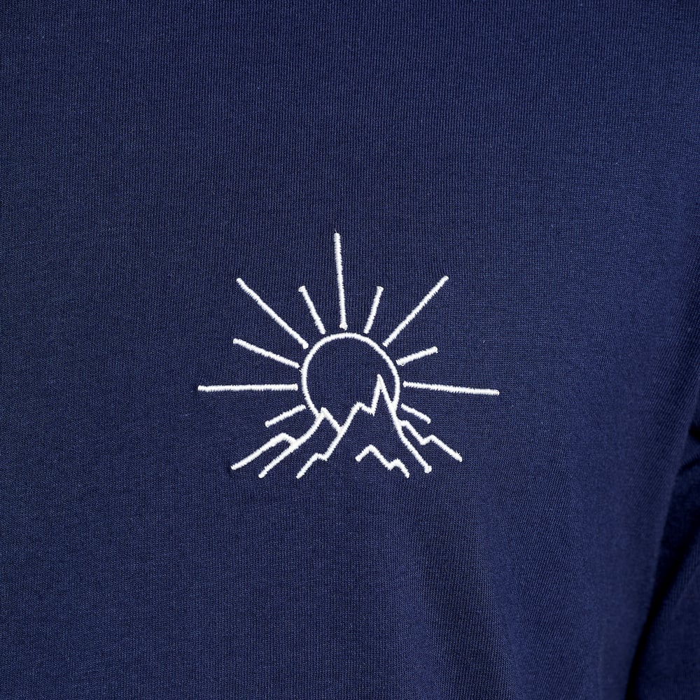 T-shirt Stockholm Line Mountain Emb Navy
