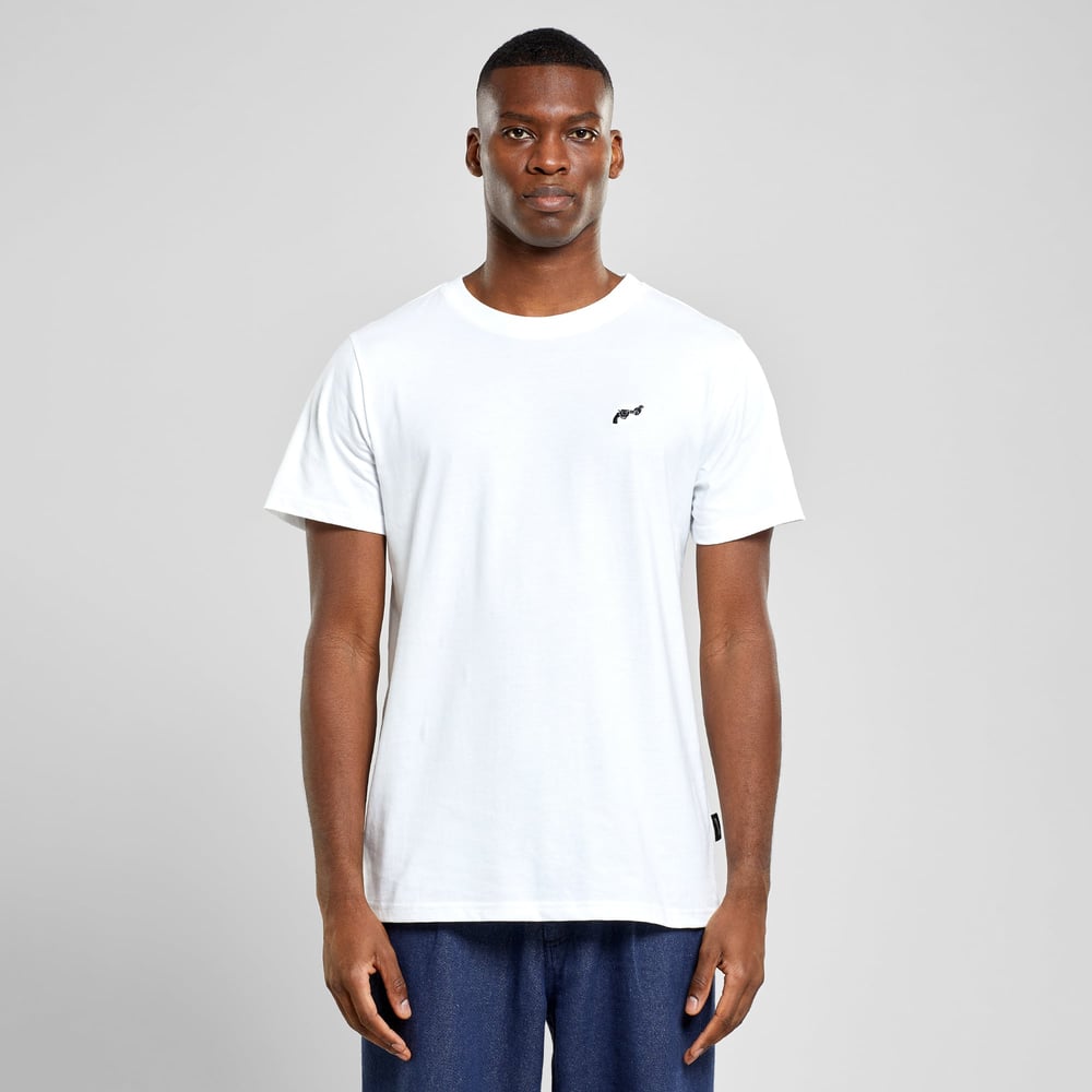 T-shirt Stockholm The Knotted Gun White