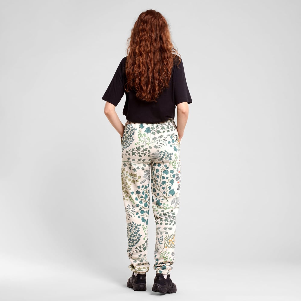Sweatpants Tensta Botanical Quilt Oat White