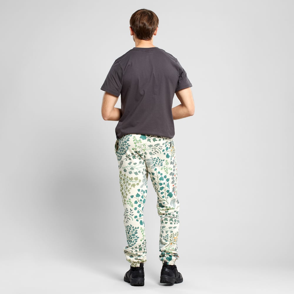 Sweatpants Tensta Botanical Quilt Oat White