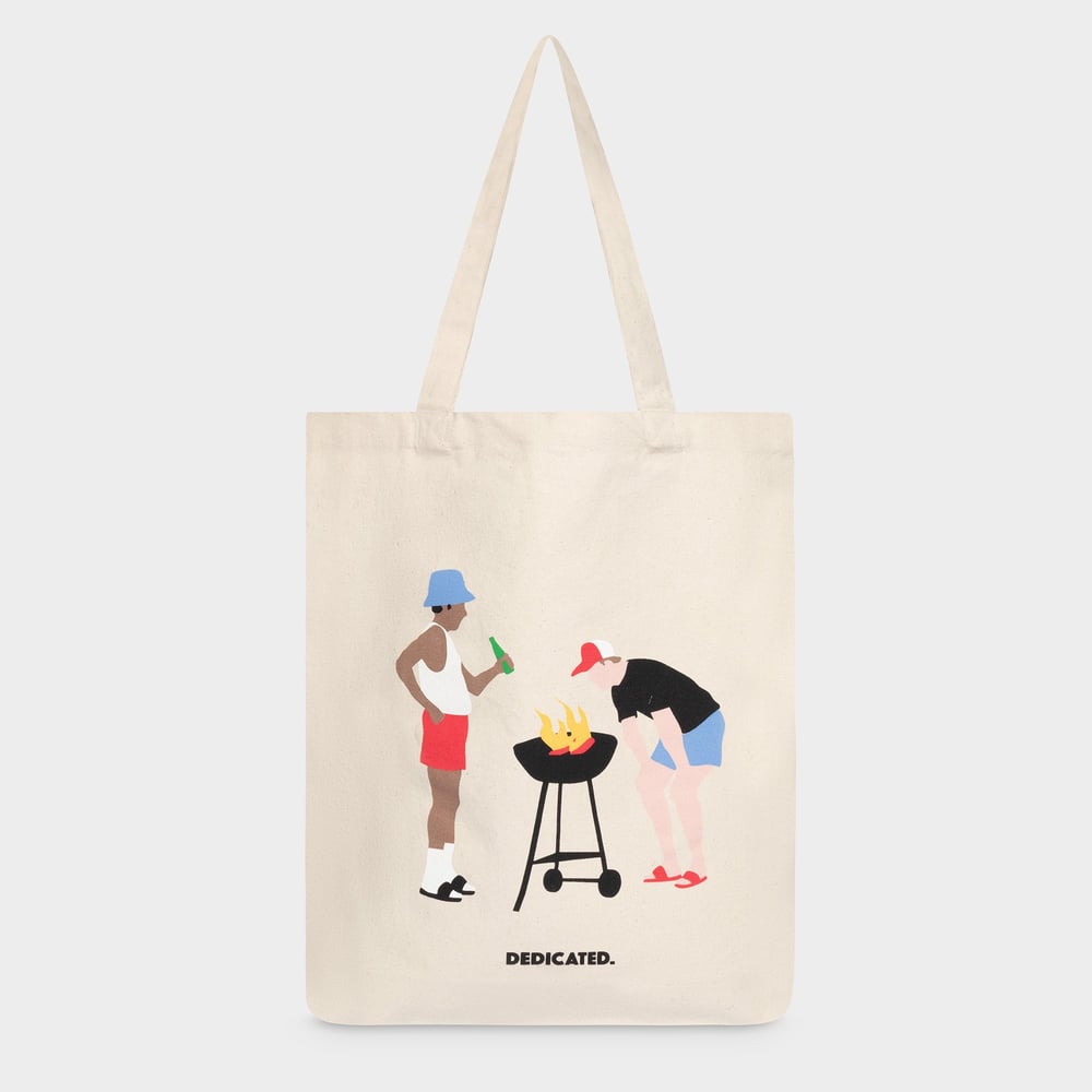 Tote Bag Torekov BBQ Off White
