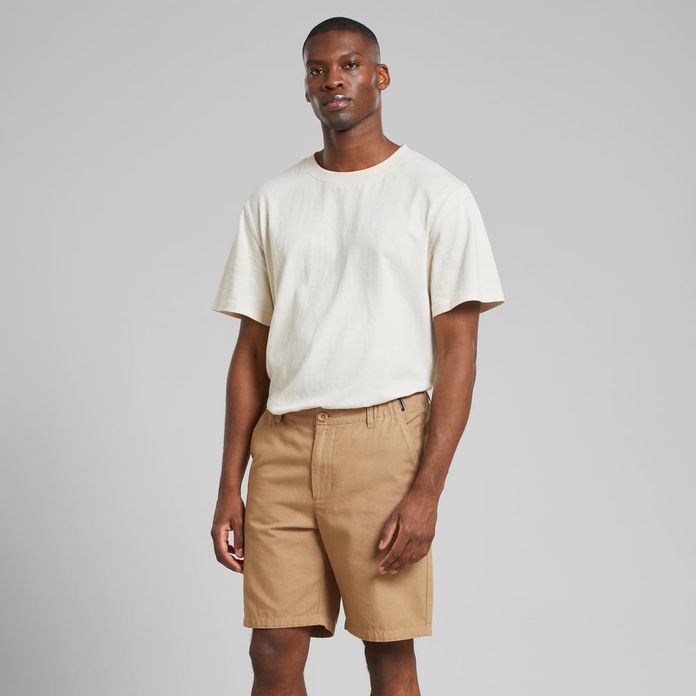 Chino Shorts Nacka Canvas Kelp Beige