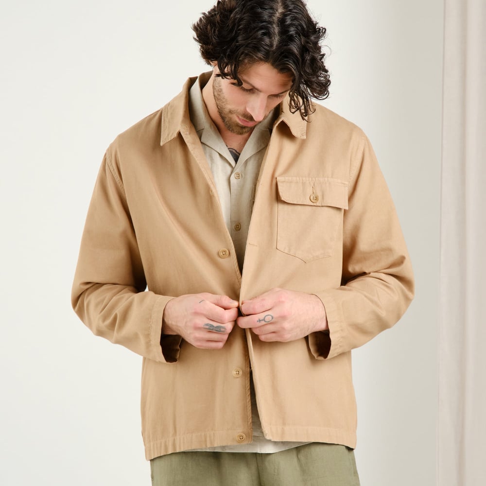 Jacket Kangos Canvas Kelp Beige