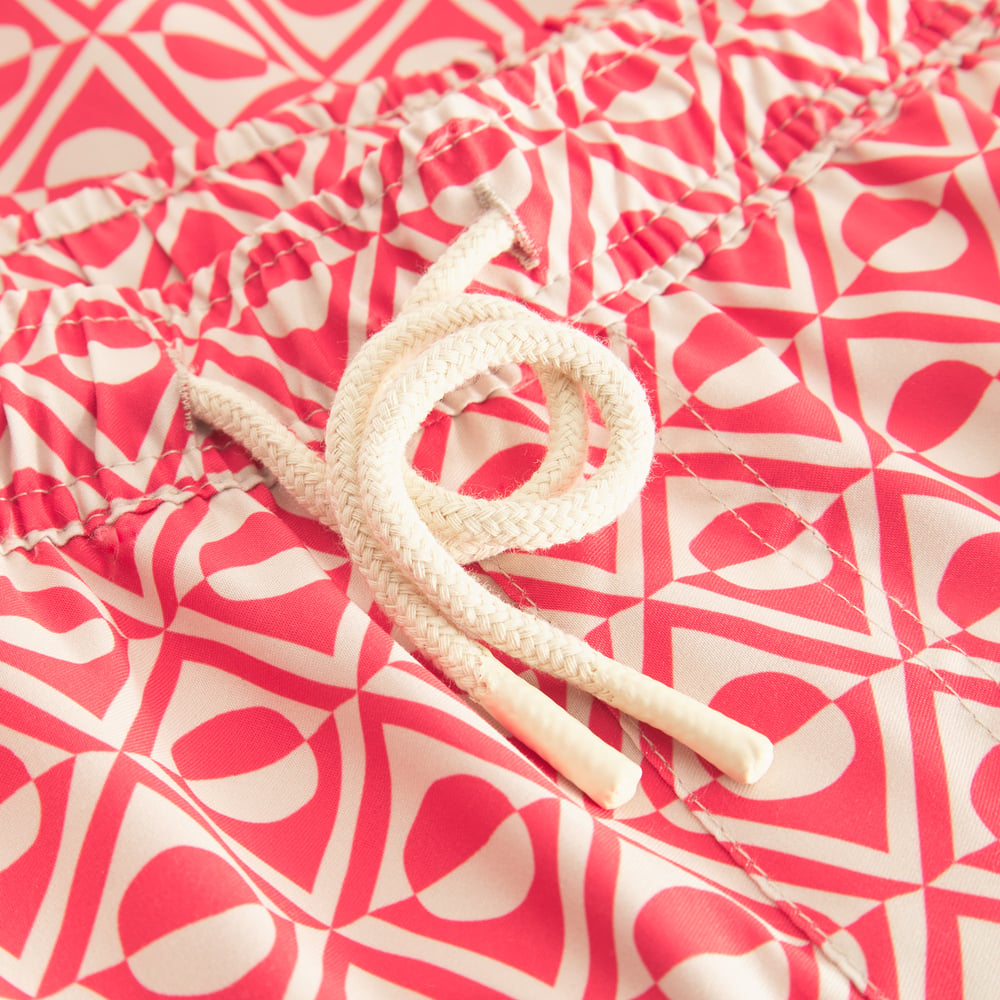 Swim Shorts Sandhamn Sun Diamond Cayenne Red