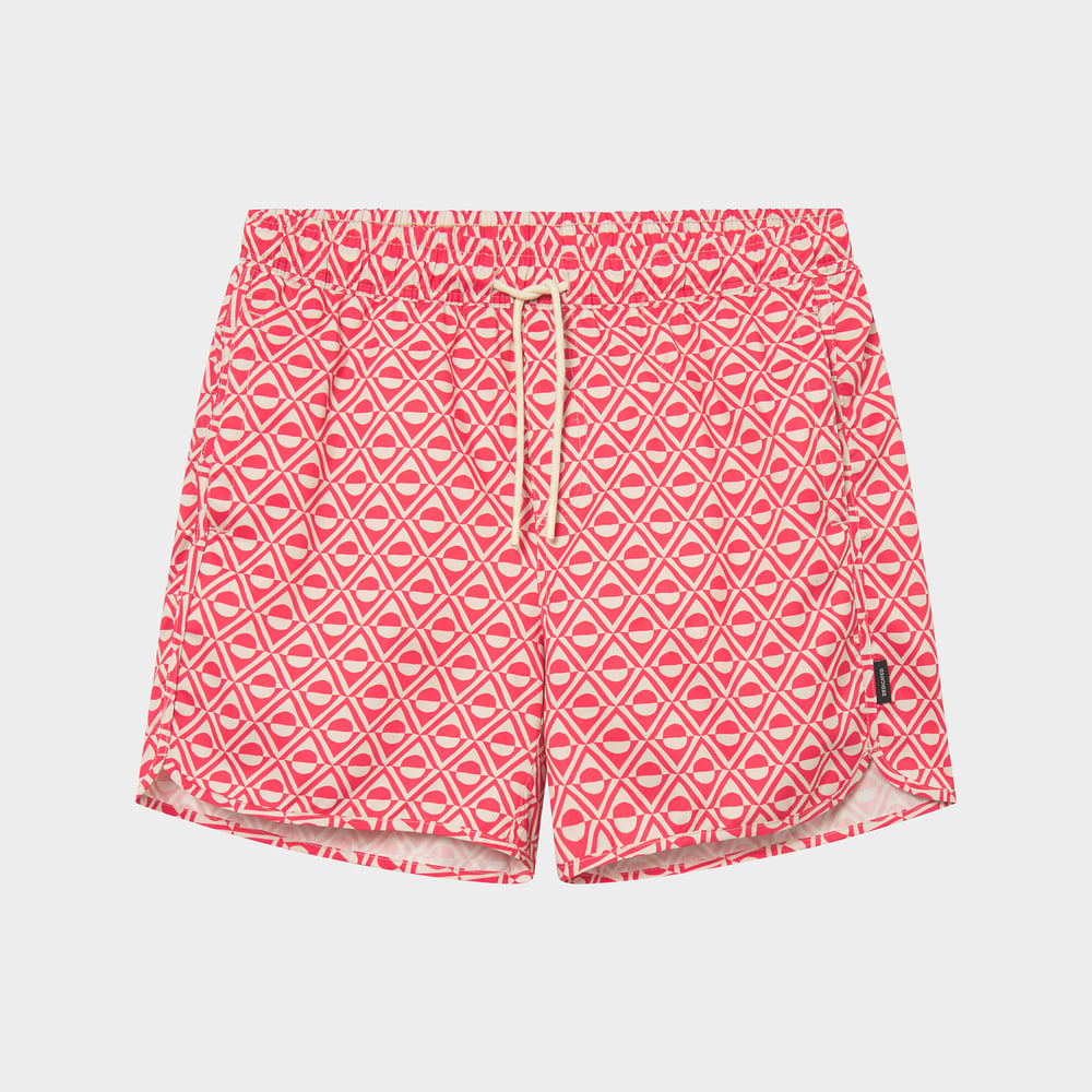 Swim Shorts Sandhamn Sun Diamond Cayenne Red
