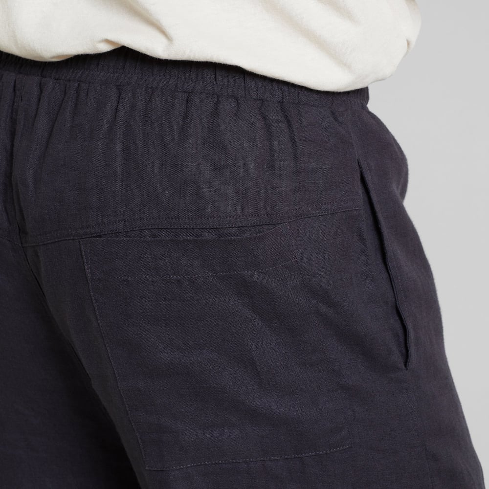 Pants Klitmoeller Linen Phantom Black