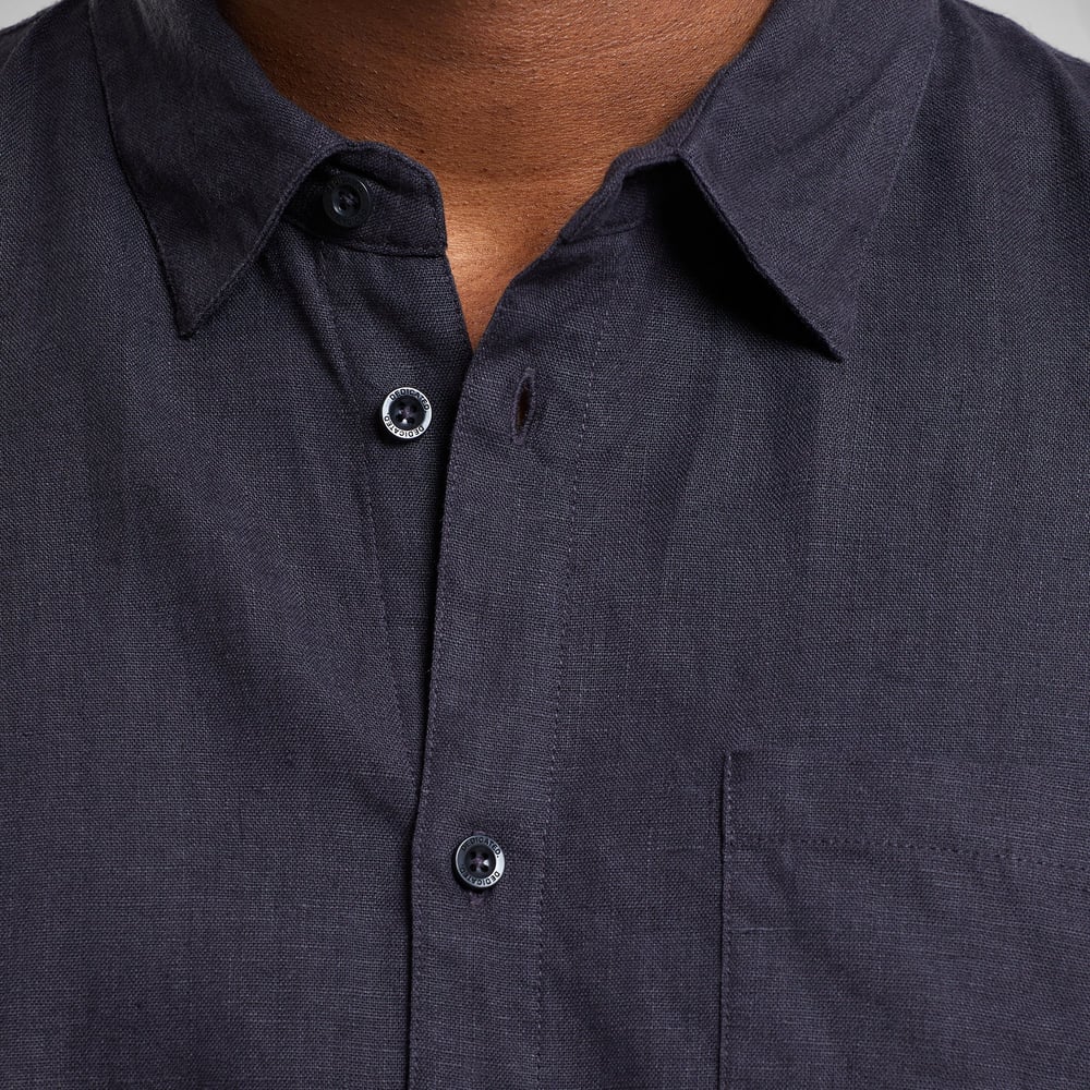 Shirt Rute Linen Phantom Black