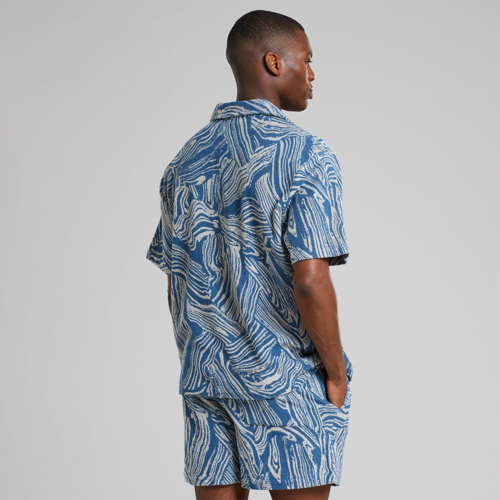 Terry Shirt Marstrand Clay Swirl Blue