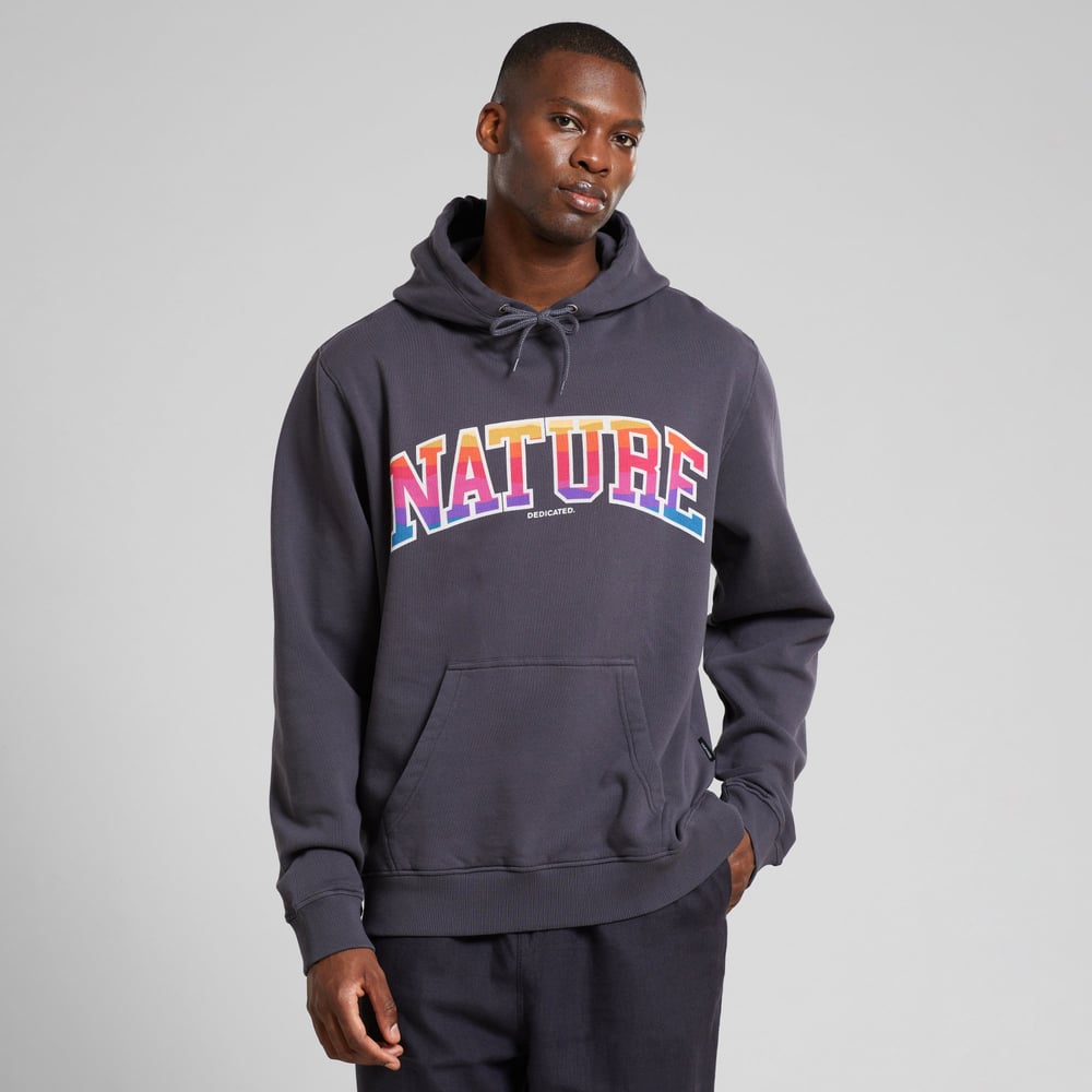 Hoodie Falun Nature Sunset Charcoal