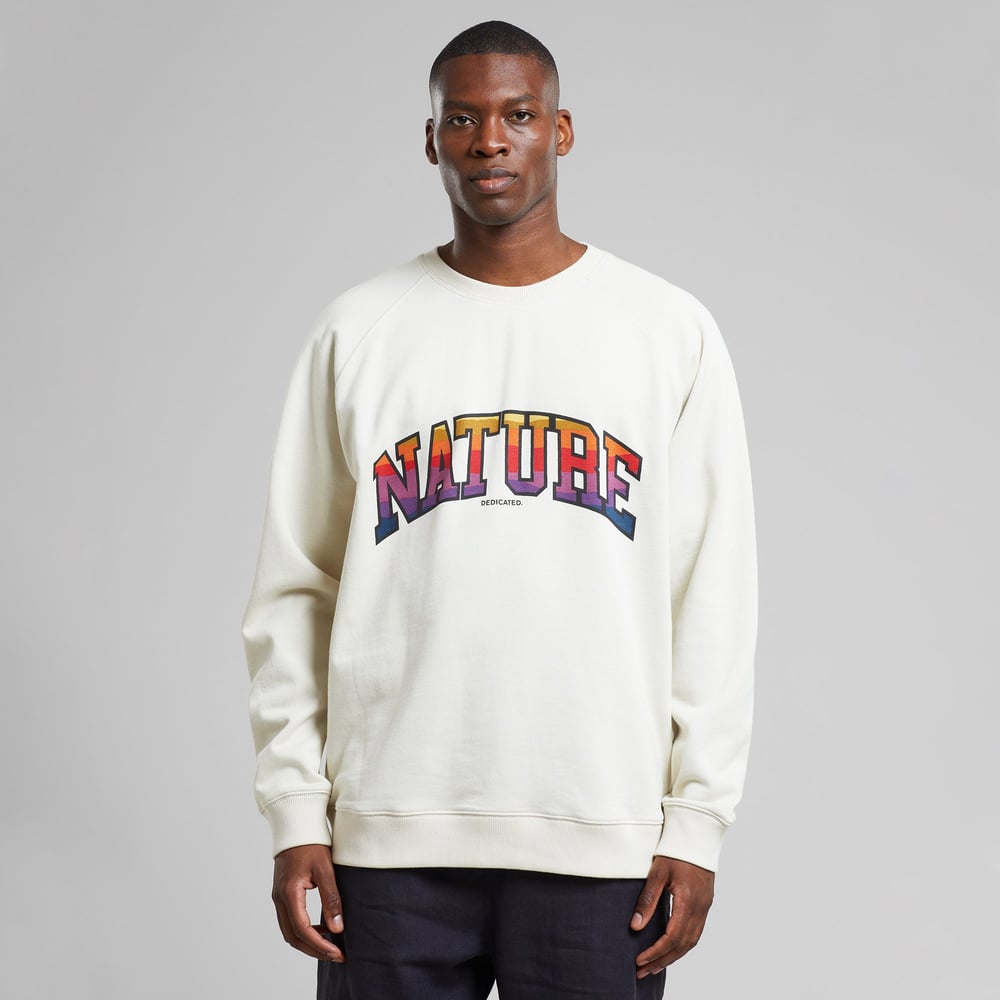 Sweatshirt Malmoe Nature Sunset Oat White