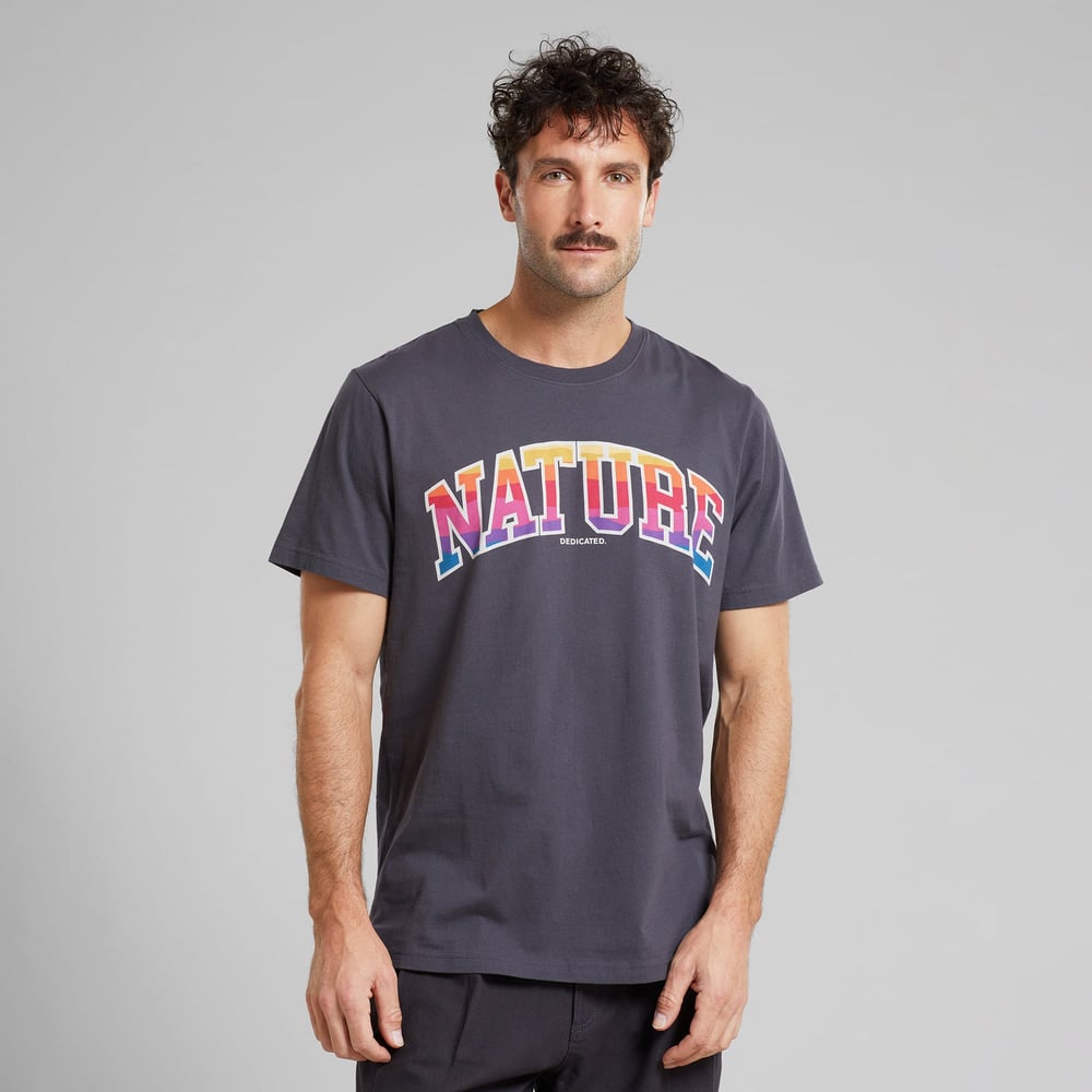 T-shirt Stockholm Nature Sunset Charcoal