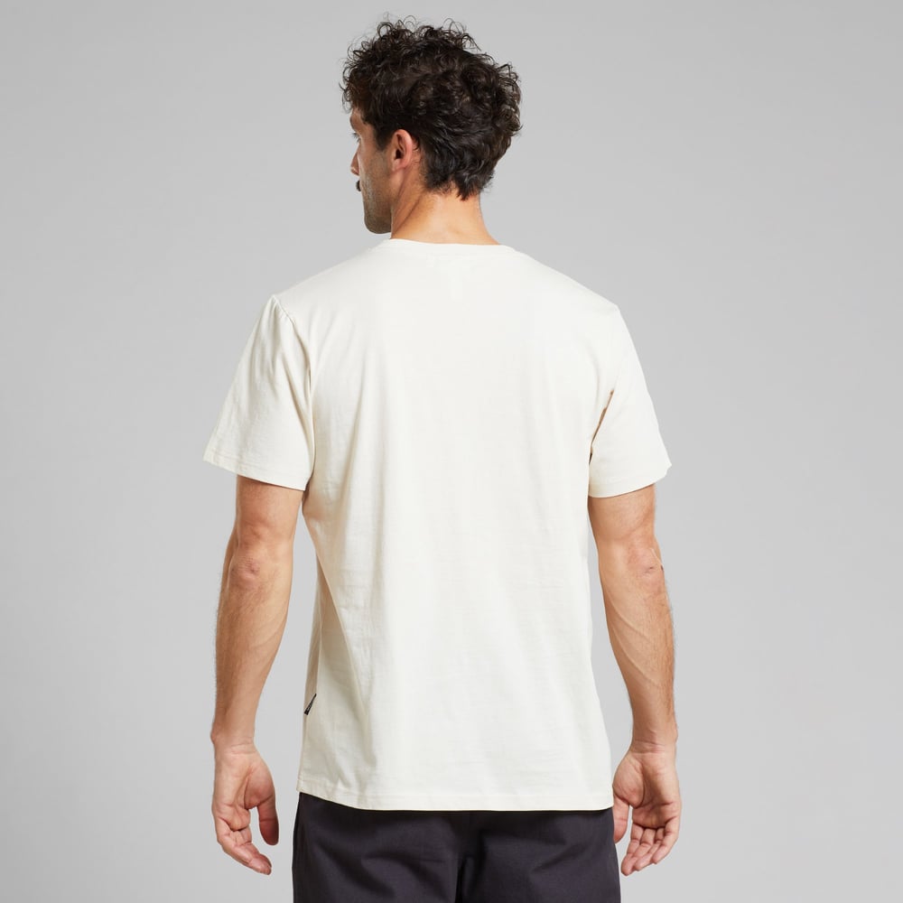 T-shirt Stockholm Nature Sunset Oat White