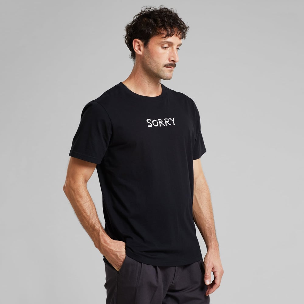 T-shirt Stockholm Sorry Black