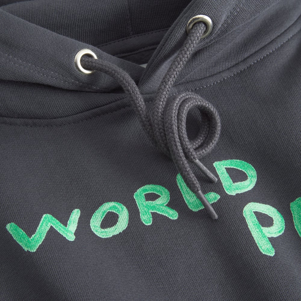 Hoodie Falun World Peace Charcoal