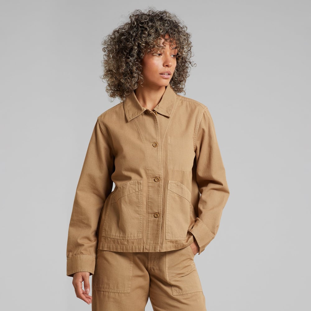 Jacket Stiby Canvas Kelp Beige