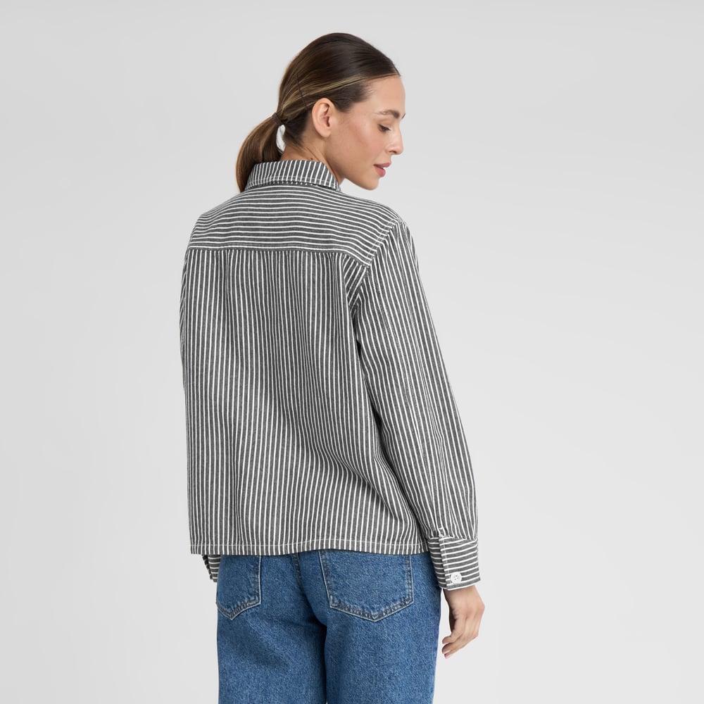 Jacket Stiby Work Stripe Blue