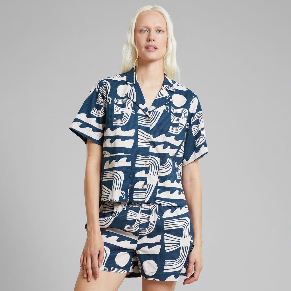 Shirt Valje Seagulls Majolica Blue