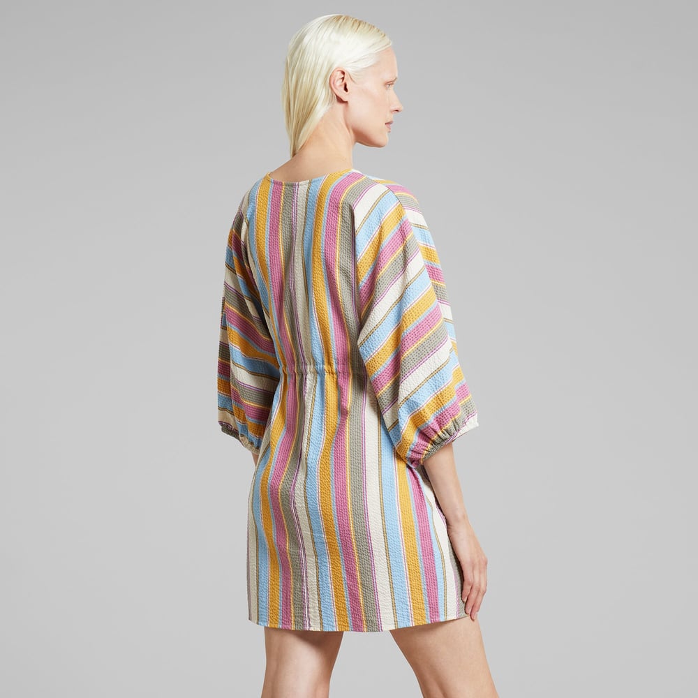 Wrap Dress Ugglan Club Stripe Multi Color