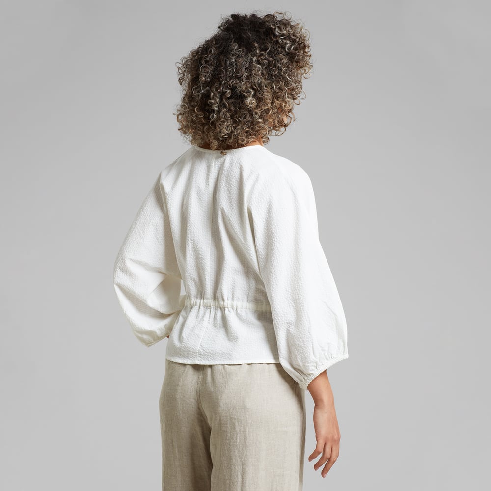 Wrap Top Rosenvik White