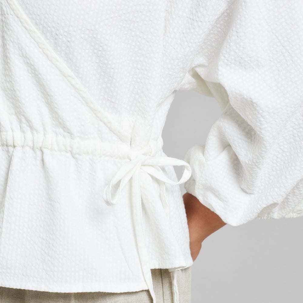 Wrap Top Rosenvik White