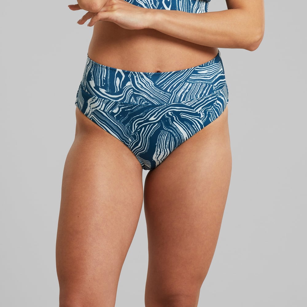 Bikini Pants Slite Clay Swirl Blue