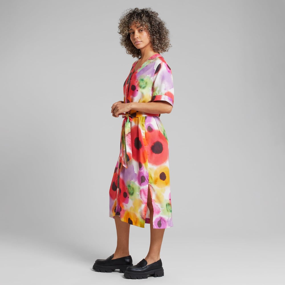 Dress Kallvik Abstract Floral Multi Color