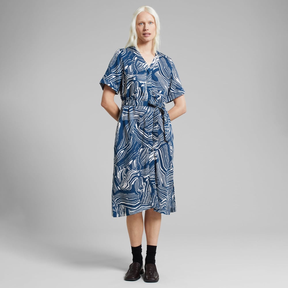 Dress Kallvik Clay Swirl Blue