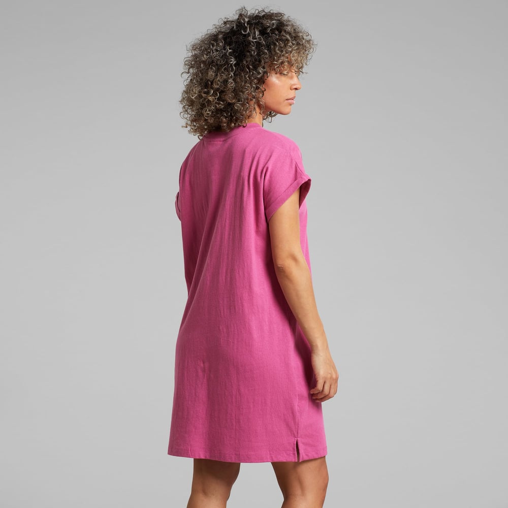 T-shirt Dress Eksta Hemp Violet Purple