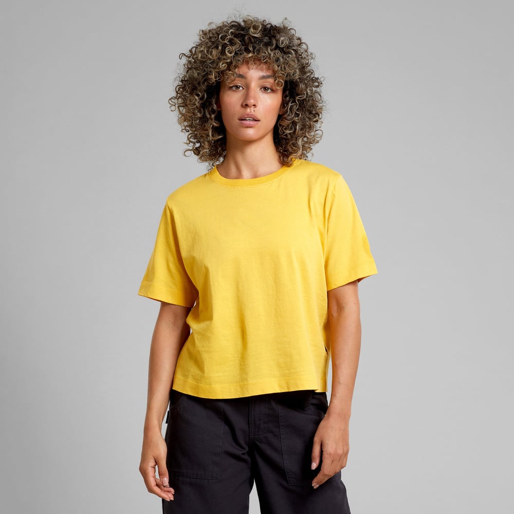T-shirt Vadstena Base Misted Yellow