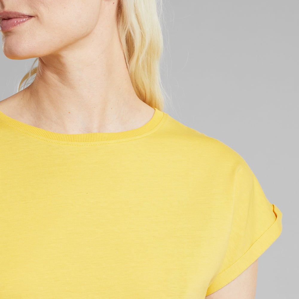 T-shirt Visby Base Misted Yellow