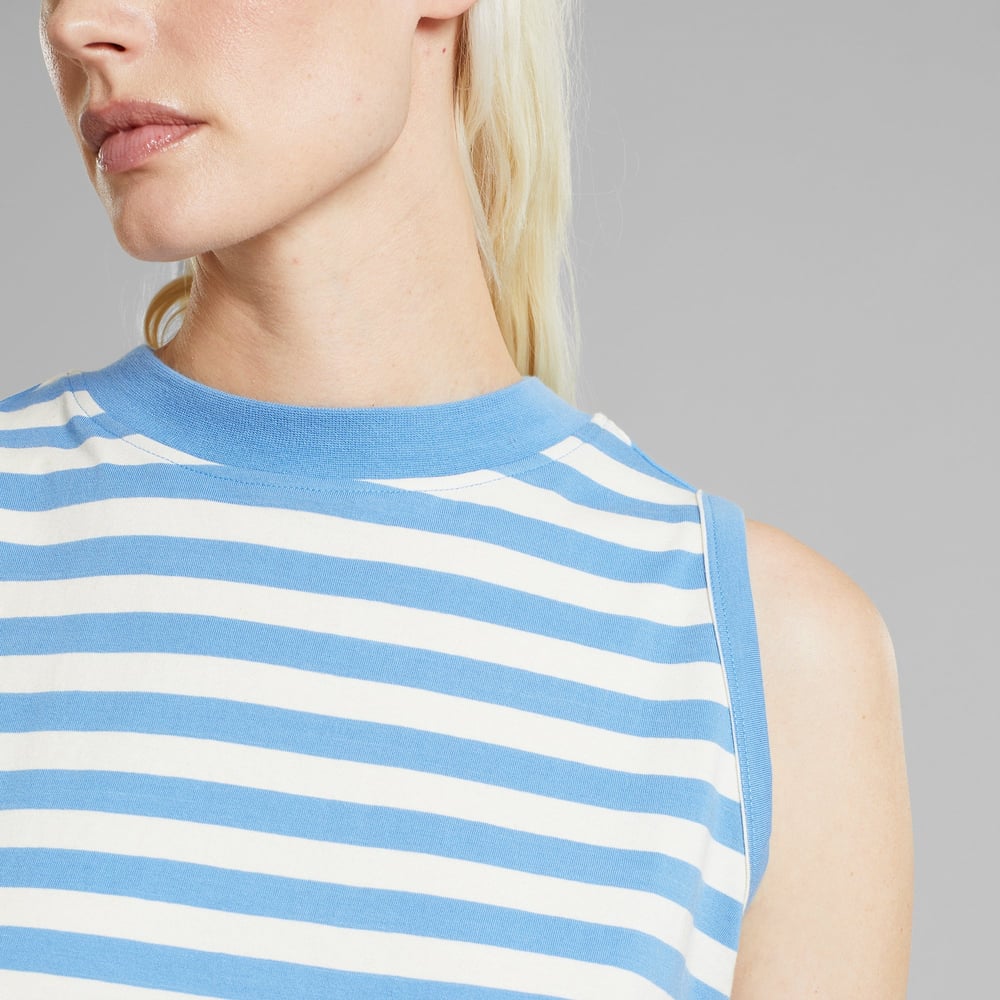Top Namsos Stripes Della Blue
