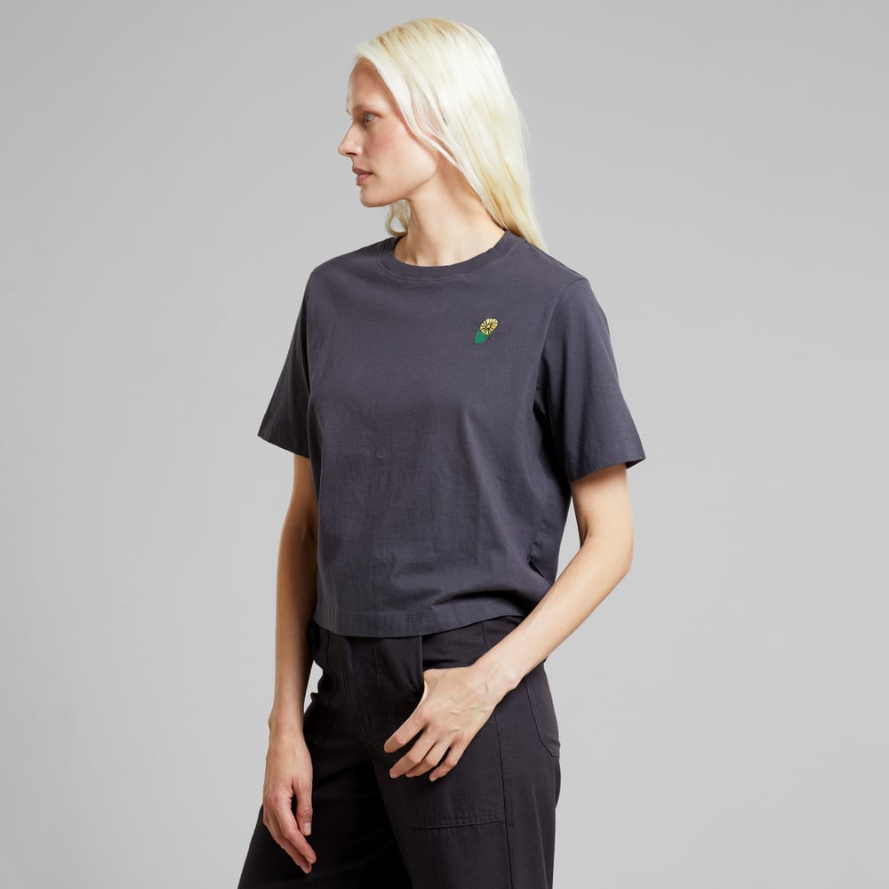 T-shirt Vadstena One Dandelion Charcoal