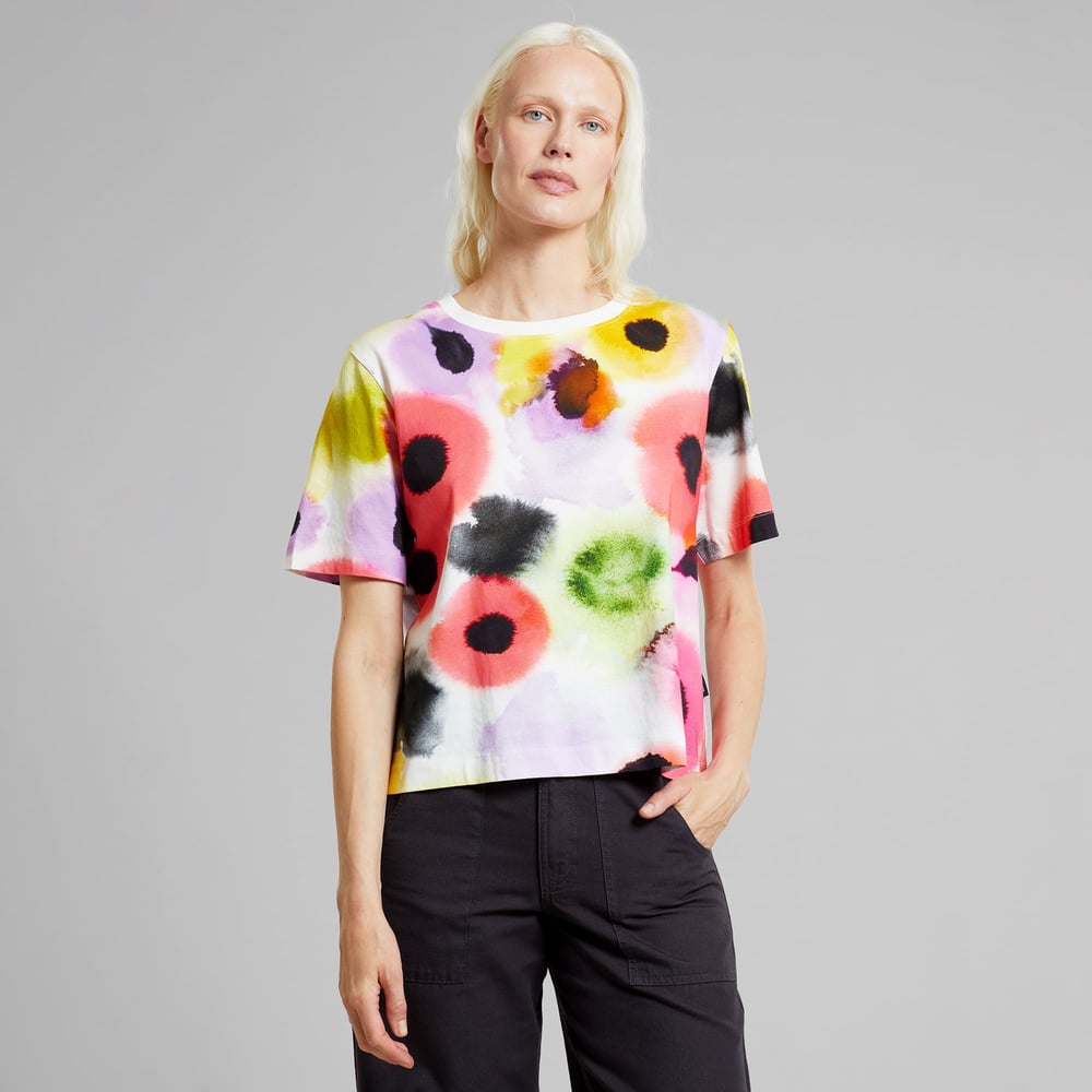 T-shirt Vadstena Abstract Floral Multi Color