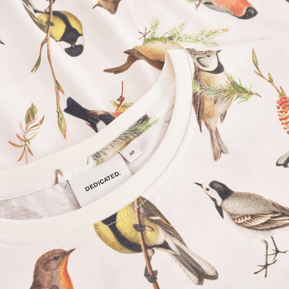 T-shirt Visby Autumn Birds Off White