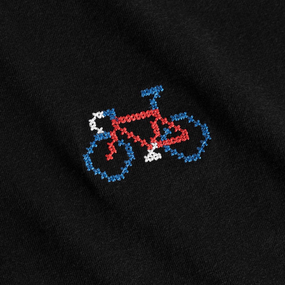 T-shirt Stockholm Stitch Bike Black