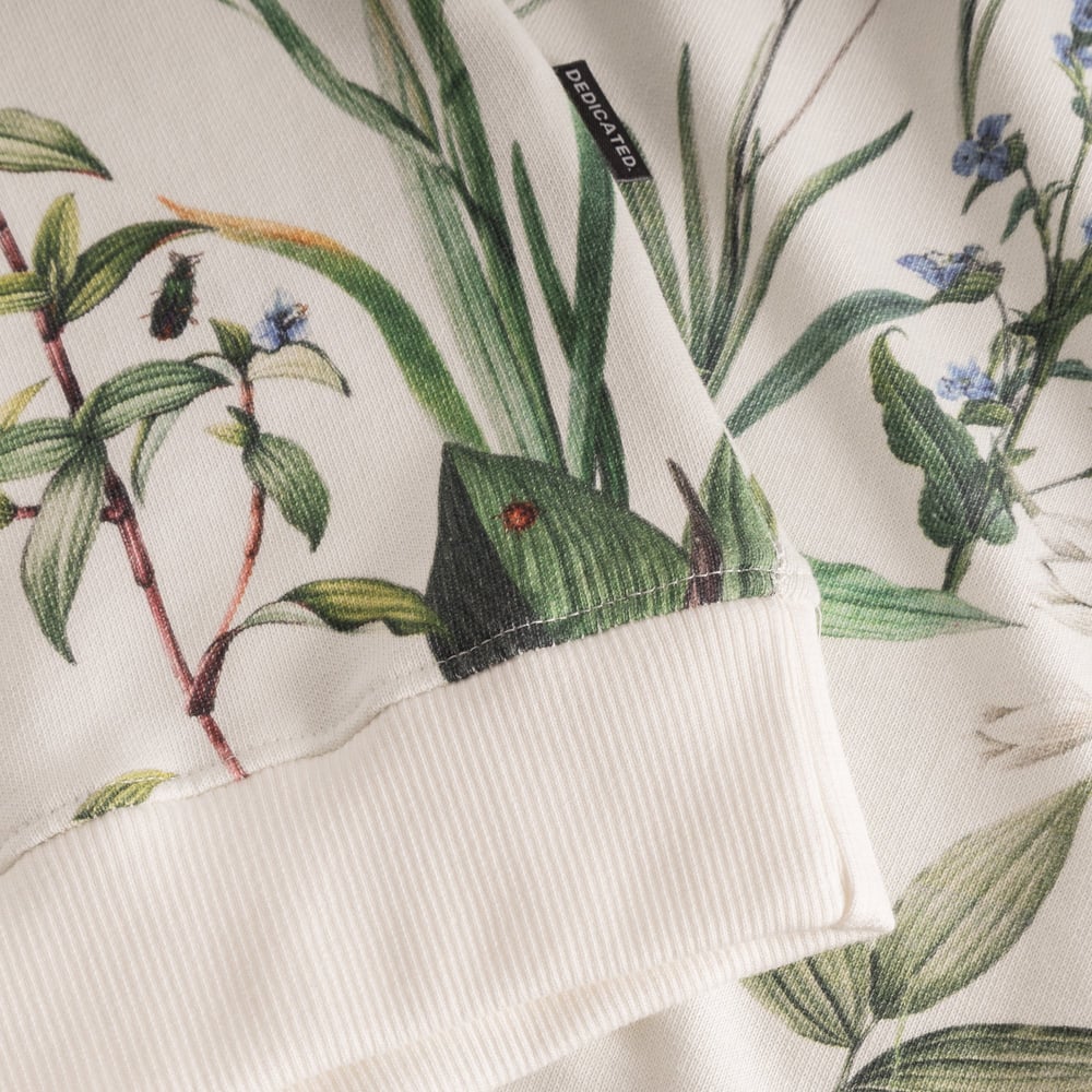 Sweatshirt Ystad Flower Field Off-White