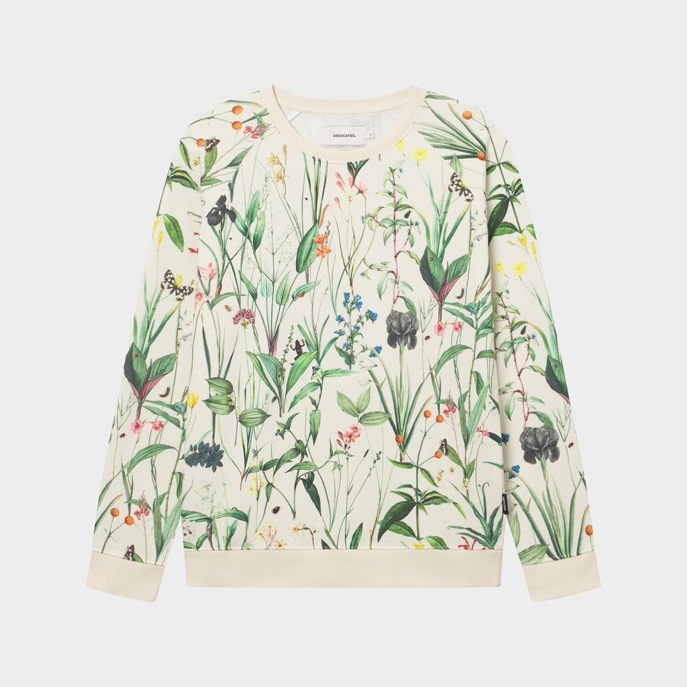 Sweatshirt Malmoe Flower Field Off-White